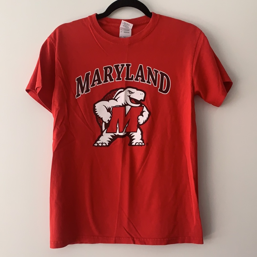🧡 Maryland Testudo T-Shirt Red